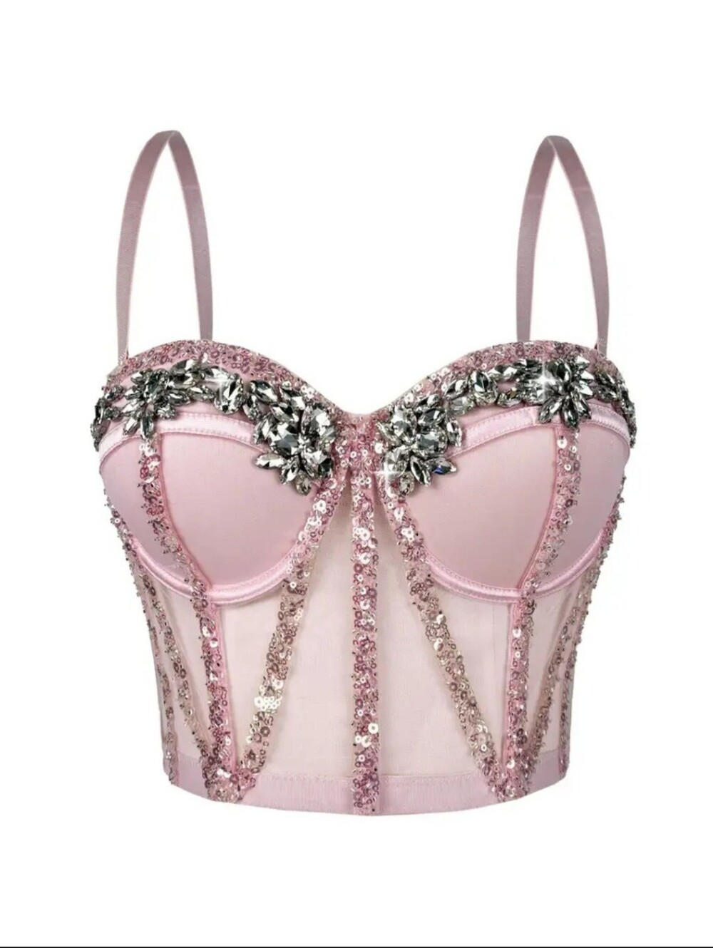 New Corset Crop Top Size L